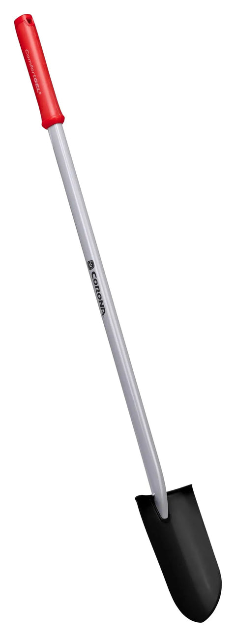 DigMaster Nursery Shovel With ComfortGEL Grip Heavy Duty Steel Blade For Planting Transplanting And Landscaping Ergonomic Garden Spade