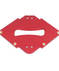 Pro Grade Router Table Corner Jig And Radius Template Kit For Hustling Carpenters showing heavy duty aluminum base with anodized red finish.