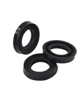 Three black rubber seals for Water Seal Kit For Pressure Washer Pumps AR RMW RMV SRMW SRMV Compatible Replacement Parts 3 Pack