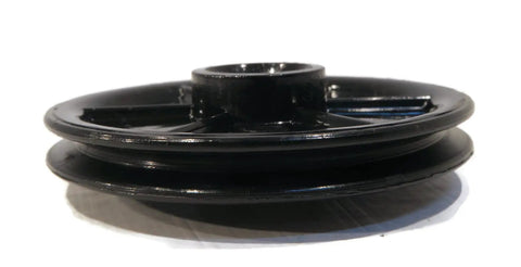 Side view of Pack Of 2 Idler Pulleys For Garage Door Opener Chamberlain And LiftMaster 144C56, heavy duty tensioner pulley