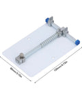 Heavy Duty Stainless Steel PCB Holder And Fixture Clamp for Small Circuit Boards with dimensions 80x120mm