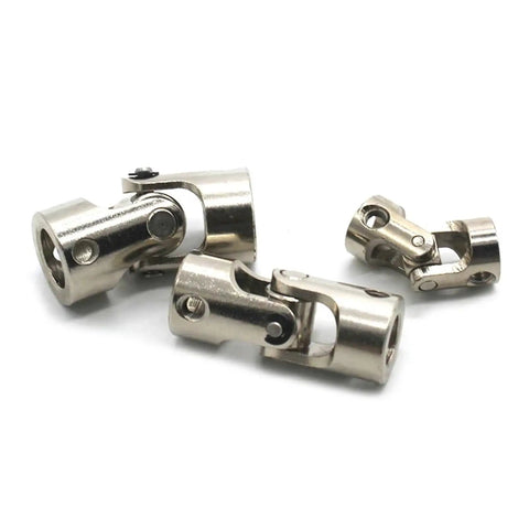 Top Grade Iron Gimbal Couplings For Shaft Motor Connectors Featuring Universal Joint Design In 2mm To 12mm Sizes, showcasing stainless steel parts.