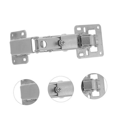 Front view: Operitacx 2-pack concealed door hinge, cold-rolled steel for fire doors