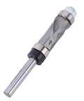 Premium Tungsten Steel Flush Trim Router Bit with Hardened Carbide Cutter For Durable Woodworking And Smooth Trim Jobs That Get The Job Done Right Without Breaking A Sweat, close-up view.