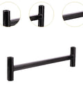 Hinge Adjustment Tool For Sagging And Misaligned Doors, black carbon steel gauge with .134 and .180 measurements for home or industrial use.