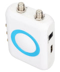 White ABS Plug And Play RF Modulator For Home Theater And TV with PAL NTSC Output, 1080P PLL Control, HDMI input, no driver needed