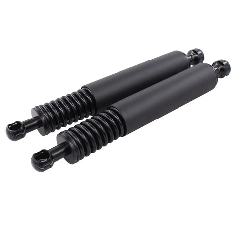 Heavy Duty Left And Right Rear Hatch And Glass Lid Support Struts With Black Coated Steel Rods For Porsche Cayenne Suv 2003 To 2006, close-up view