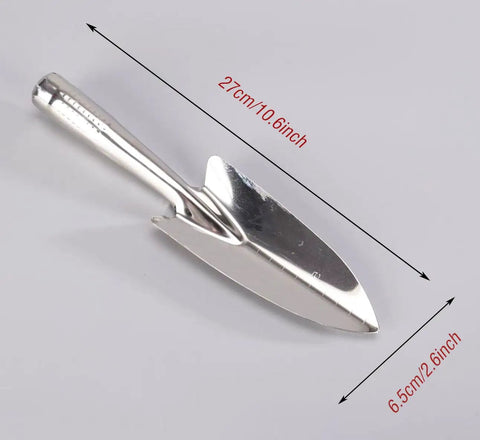Stainless Steel Garden Trowel And Hand Shovel With Pro Grade Measurement Marks For Planting Transplanting Weeding And Digging