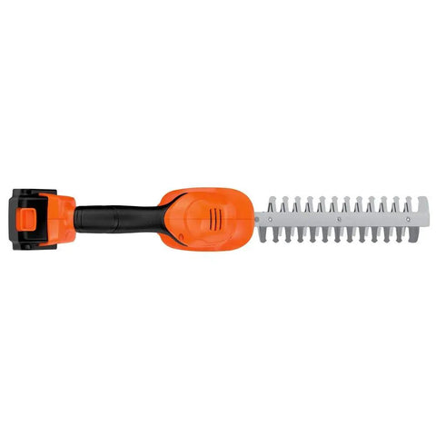 Lightweight Cordless Hedge Shear Kit with Three Eighth Inch Cut, interchangeable blades, and 20V Max PowerConnect battery