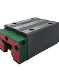 Precision carriage block from Rock Solid Heavy Duty Metal Linear Motion Guide Slider Rail Kit for 3D printer upgrades.