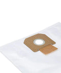 Close-up of 2607432037 Non-Woven Vacuum Bag for GAS 35L AFC, showing cardboard collar and opening for dust canister connection.