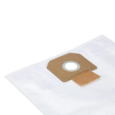 Close-up of 2607432037 Non-Woven Vacuum Bag for GAS 35L AFC, showing cardboard collar and opening for dust canister connection.