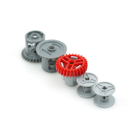 Dope Eco Friendly Car Gear Kit Building Set 2 Pack With Gears Axles Pins Racks Wheels Differentials For Diy Car Projects Compatible With Major Brand Models ABS Material