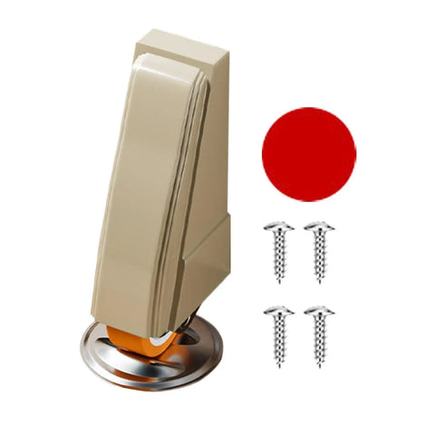 Universal Door Sag Fix Kit And Heavy Duty Gate Caster Wheel For Sliding Wood Fences with attachment screws and red cap