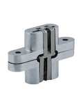 2 Pack 180 Degree Swing Door Hinges For Casement And Folding Tables, Invisible Concealed Cross Hinges, 16x70mm Steel