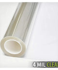 Window Film For Security And Safety 4 Mil Clear Roll 36 Inch By 24 Foot Interior Application Absorbs Impact And Holds Shattered Glass