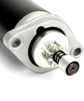 Close-up of Pro Grade Outboard Starter Motor 25ELR 25ES 25ESH 25ESR 25L 25MLH for Yamaha and Nissan 2 Stroke Marine Engines 15HP