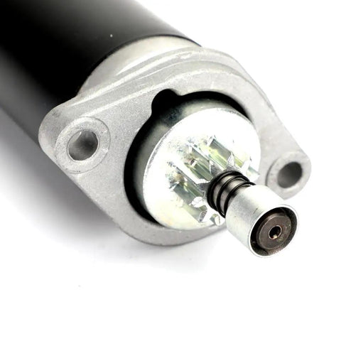 Close-up of Pro Grade Outboard Starter Motor 25ELR 25ES 25ESH 25ESR 25L 25MLH for Yamaha and Nissan 2 Stroke Marine Engines 15HP