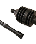 Heavy Duty Accordion Plunger That Nukes Stubborn Blockages Fast In Toilets Sinks Tubs And Showers With A Rock Solid Airtight Seal For Quick Drain Clearing Zero Mess Included Matte Black with pipe attachment.