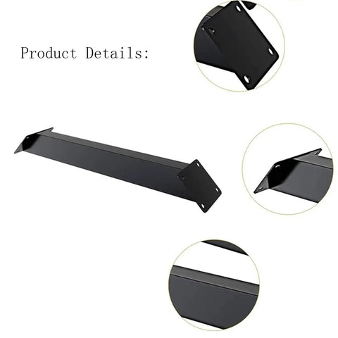 Beefy 45 Degree Angle Support Bracket Kit For Indoor And Outdoor Wood Structures Four Pack Sturdy Connectors Designed For Gazebos Porches Patios Tree Houses Log Cabins With Heavy Duty Steel And Black Powder Coat Built To Last