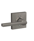 Latitude Door Lever With Collins Trim Hall And Closet Passage Lock Satin Nickel No Fuss Install Nonlocking Interior Door Handle
