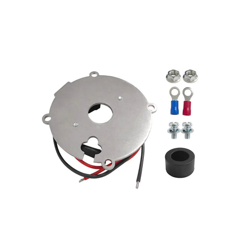 1146A Electronic Ignition Conversion Kit For 4 Cylinder Distributors Ignitor Upgrade For Marine Engines Fits Mercruiser 140 120 OMC Waukesha Clark Cranks Up Spark Power Throttle Response And Fuel Efficiency With Easy Install visible components