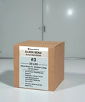 Box of Pro Grade Glass Bead Sandblasting Media For Rust Paint And Dirt Removal 20 To 30 Mesh Medium Large Size 1 Pound Bag