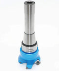2 Inch Face Milling Cutter Bundle For Aluminum KM12 50mm CNC End Mill Holder With R8-FMB22 Shank Shell Mill Arbor