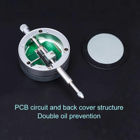Slick Digital Dial Indicator Gauge For Precise Measurements From 0 To 12.7 mm With High Resolution 0.01 mm Or 0.001 Inch Switchable Between mm And Inch IP54 Waterproof And Dust Proof Compact One Piece Tool