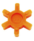 Urethane Spider Insert for L-Jaw Couplings, L110 Series, 3 1/4 Inch OD, Orange, High-Performance Upgrade for Higher HP and Torque Than NBR, Longer-Lasting, Tight Fit, orange L110 insert