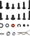 Assorted screws and fasteners from All In One RC Screw Kit With Stainless Fasteners For One Eighth One Tenth One Twelfth And One Sixteenth Scale Cars