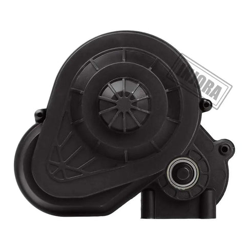 Black Complete Gearbox Transmission For One Tenth Scale Axial SCX10 II 90046 RC Crawler, durable nylon casing, smooth gears