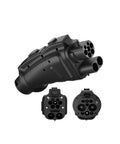Heavy Duty Ccs2 To Gbt Dc Charging Adapter 200Kw 200A 1000V Ev Power Converter with multiple socket types.