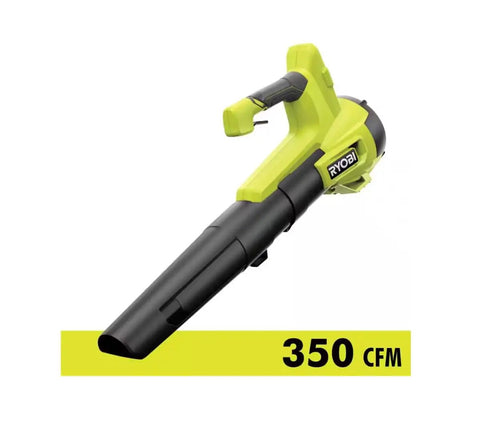 Cordless 18V Leaf Blower With 100 MPH Air And 350 CFM, Variable Speed Trigger, Jet Fan For Dry Leaves On Hard Surfaces, Tool Only
