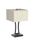 Single lamp from Set of 2 Touch Control Table Lamps With 3 Way Dimmable Lighting USB Ports for Quick Charging Cream Fabric Shade