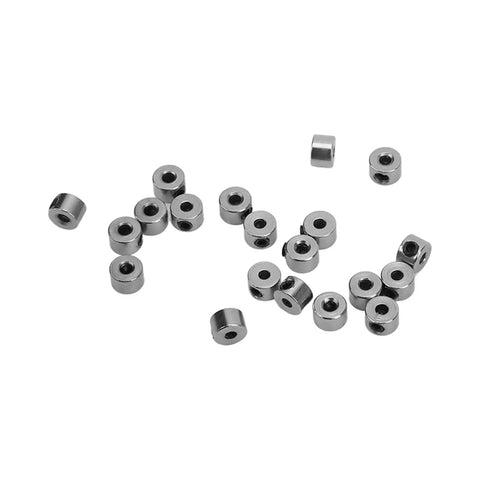 Durable Stainless Steel Landing Gear Stopper Wheel Collar Kit 20Pcs Set 2.1mm Shaft Fit For RC Planes And Model Aircraft