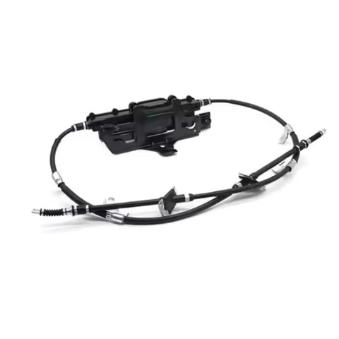 Solid As Iron Electronic Parking Brake Actuator For Hyundai Santa Fe 2012 To 2018 with connector cables and mounting brackets visible.