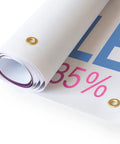 Custom 3x6 Indoor Outdoor Heavy Duty Vinyl Banner For Business Promotion Birthdays Holidays And Special Events Upload Your Image Or Text
