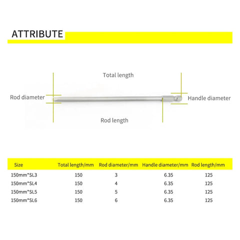 Top Tier 10-Pack 6 Inch Magnetic Slotted Screwdriver Bits Set Featuring S2 Alloy Steel Hex Shank For Precision Power Drilling Jobs