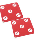 Double-Sided Fencing Target Pro-Grade For Home Practice red rubber targets with numbers, heavy-duty self-training target