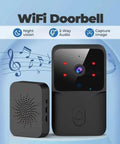 Wireless Doorbell With Camera 150M Range Indoor Receiver Smart Doorbell Cam With Two Way Talk Real Time Alerts Night Vision