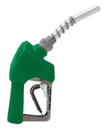 Top Shelf Light Duty Diesel Nozzle Automatic Shutoff With Three Notch Hold Open Clip And Rock Solid Full Grip Guard Made For Stress Free Self Service Gas Station Daily Grind In Green