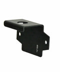 Tough As Nails Heavy Duty Panel Mount Bracket For Electrical Components Like Push Button Breaker Toggle Switch LED Indicator Fuse Holder And More 121BB Marine Grade Aluminum Black Anodized 5052 black panel mount bracket with 15/32 in hole