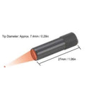 Fiber Optic Sensor Lens 0.5mm Light Spot Diameter Small Reflective Optical Lens Replacement for Automotive and Electronics