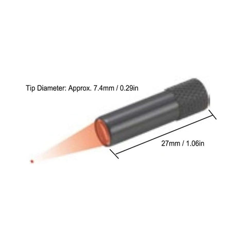 Fiber Optic Sensor Lens 0.5mm Light Spot Diameter Small Reflective Optical Lens Replacement for Automotive and Electronics