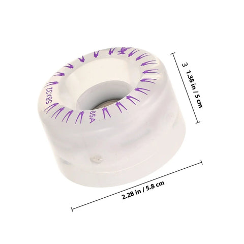 Light Up Roller Skate Wheels With Bearings Two Pack Flashing Quad Wheels For Outdoor And Indoor Skating Replacement Parts For All Ages