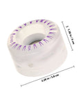 Light Up Roller Skate Wheels With Bearings For Quad And Inline Skates LED Indoor Outdoor Replacement Parts 2 Pack detail view
