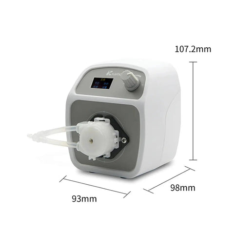 12V Peristaltic Dosing Pump With 80 Ml Min Flow Rate Capabilities Featuring Adjustable Speed Control And Foot Switch For Precise Liquid Transfer In Aquariums Hydroponics And Lab Applications