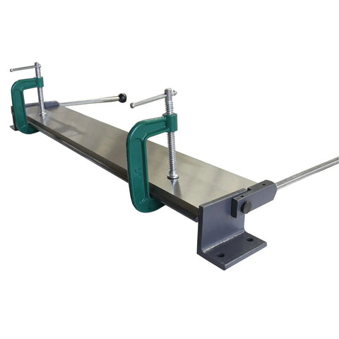 30-Inch Manual Sheet Metal Brake With 2 C-Clamps, Portable Steel Bender Tool, Adjustable 0-90 Degrees For Home Shop use