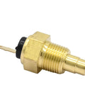 Direct Fit Engine Coolant Temperature Sensor Switch Compatible With Gmc Chevy Pickup Van, brass material, threaded connection.